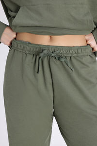 Zivame Knit Cotton Loungewear Set - Four Leaf Clover — thumbnail 9
